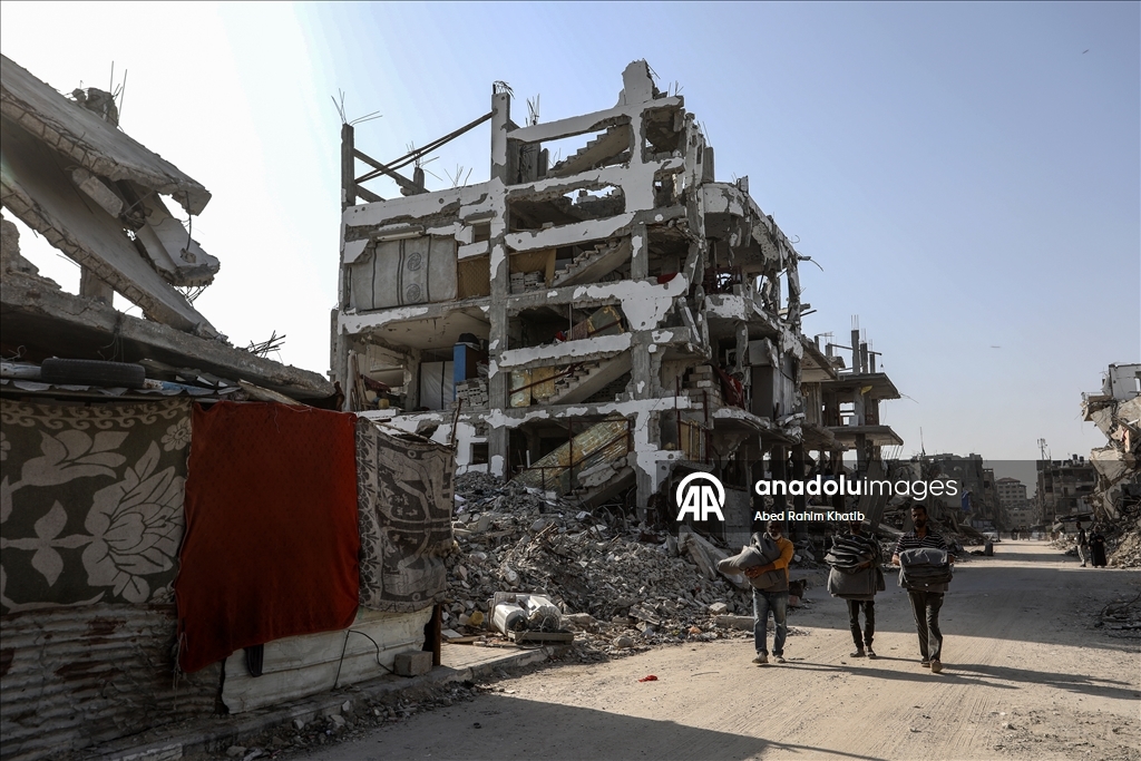 Han Yunus’ta yıkımın ardından asbest tehlikesi