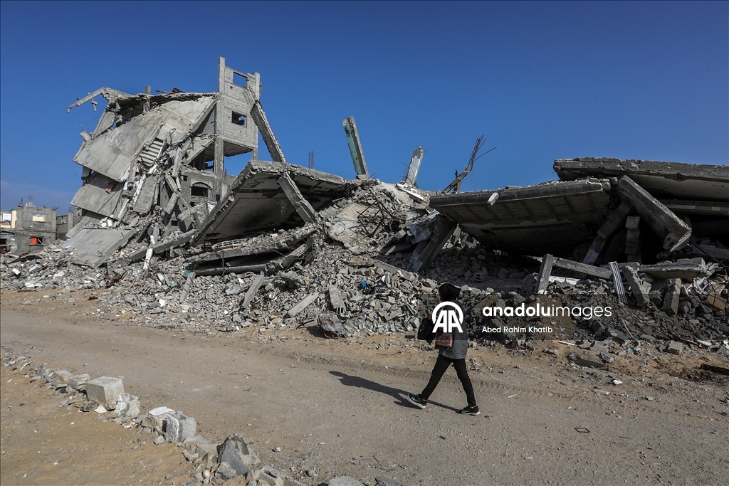 Han Yunus’ta yıkımın ardından asbest tehlikesi