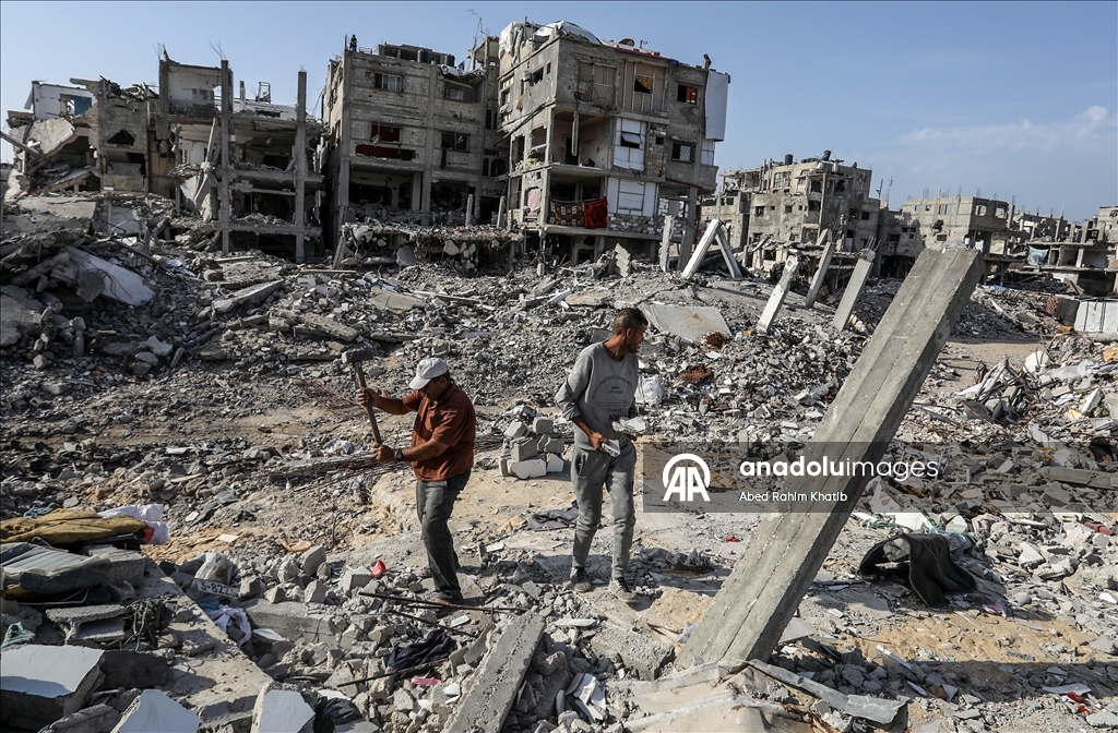 Han Yunus’ta yıkımın ardından asbest tehlikesi