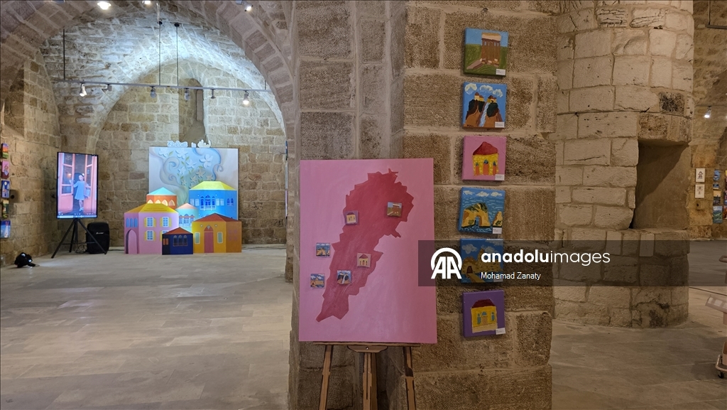 "لبنان بالألوان".. أطفال وشباب يجعلون صور الحرب لوحات أمل 