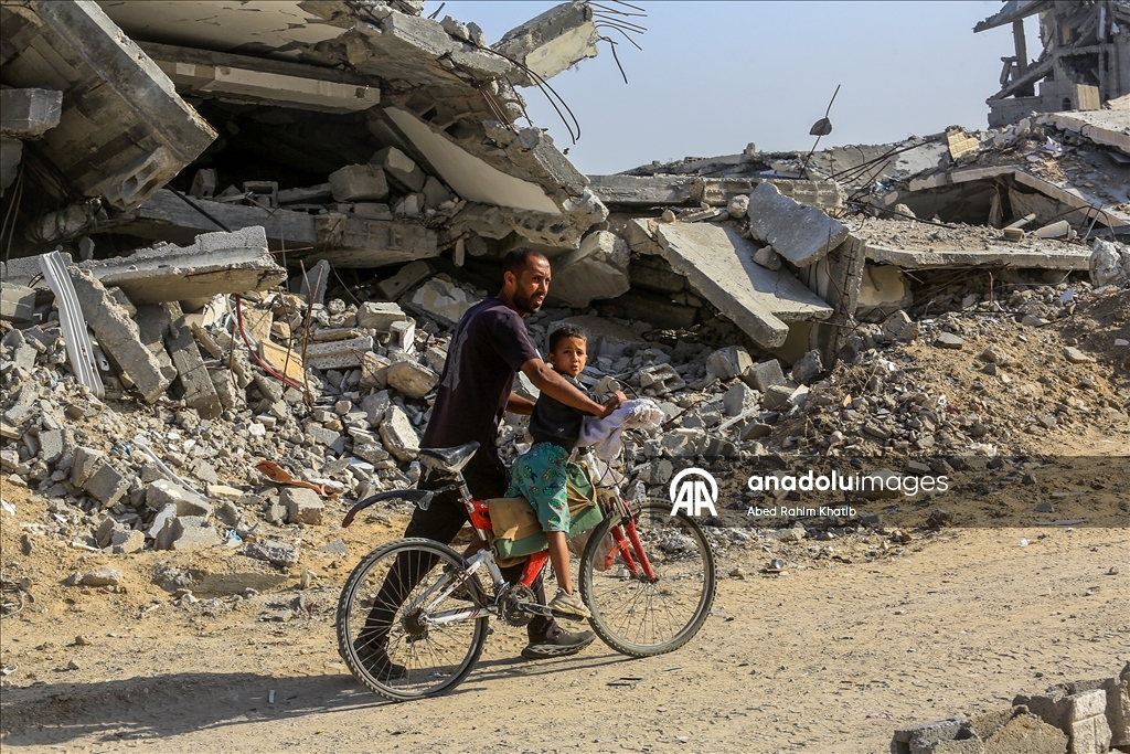 Han Yunus’ta yıkımın ardından asbest tehlikesi