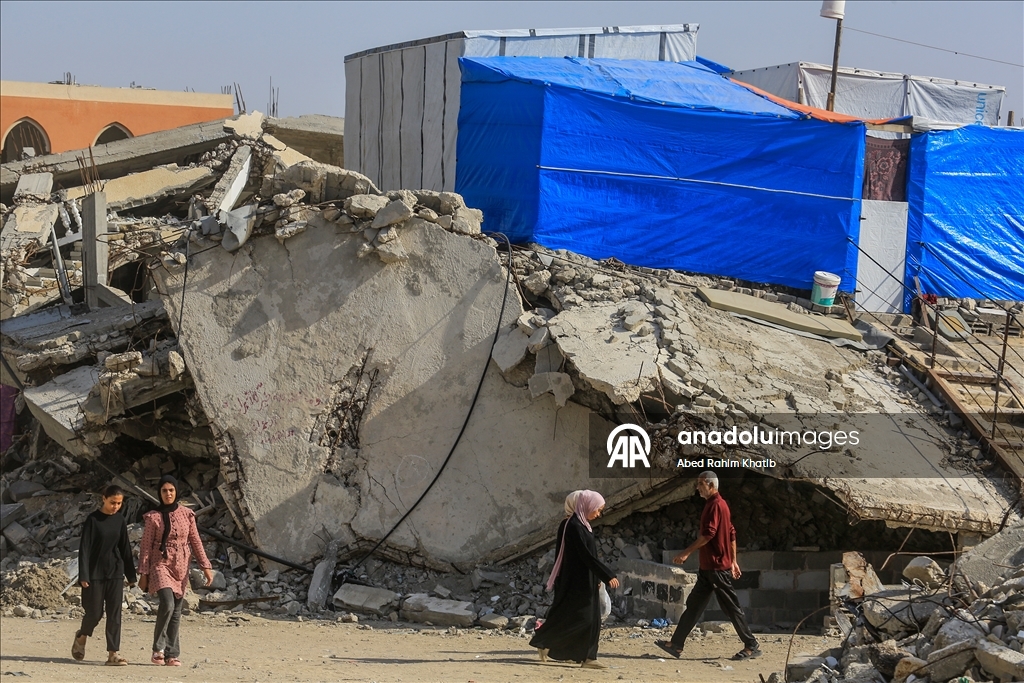 Han Yunus’ta yıkımın ardından asbest tehlikesi