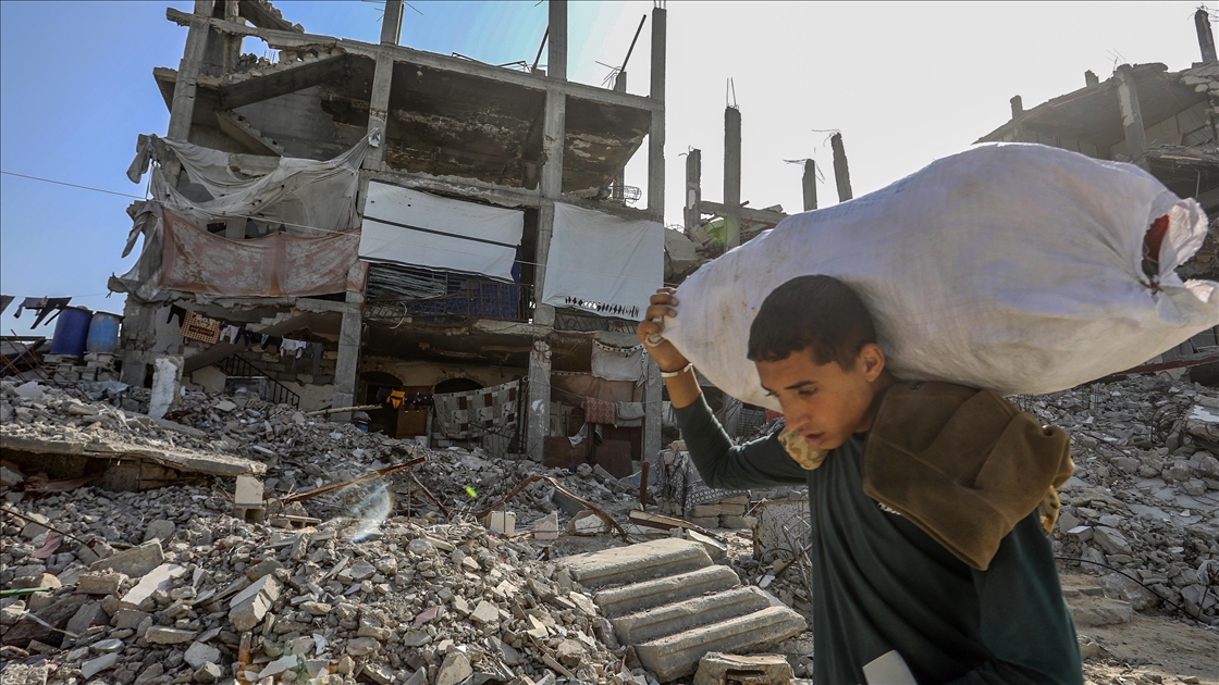 Han Yunus’ta yıkımın ardından asbest tehlikesi