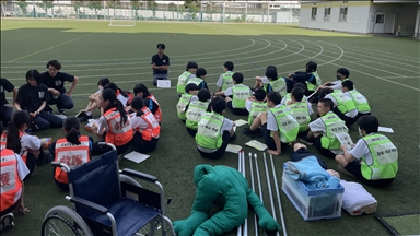 Depremler ülkesi Japonya'da çocuklara afete hazır olma bilinci aşılanıyor
