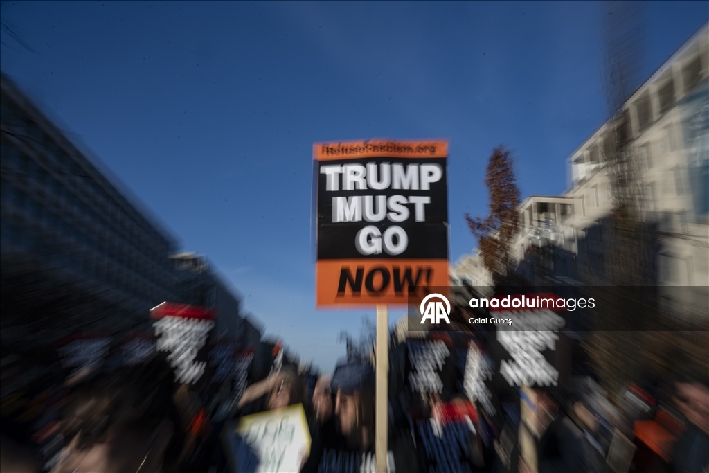 В Вашингтоне прошла акция протеста против Трампа