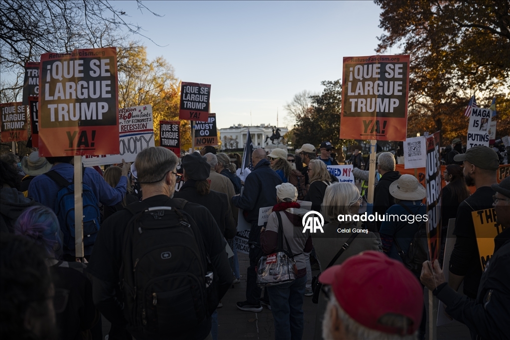 В Вашингтоне прошла акция протеста против Трампа