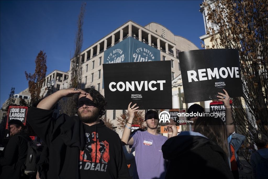 В Вашингтоне прошла акция протеста против Трампа