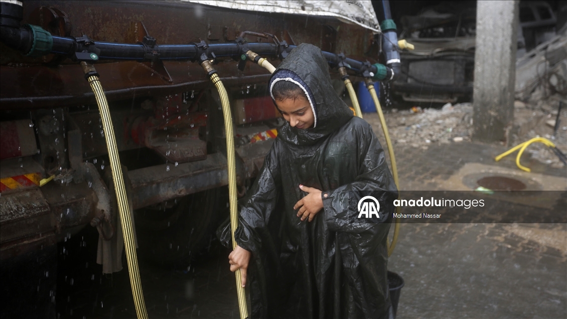 Gazze'de temiz su krizi devam ediyor