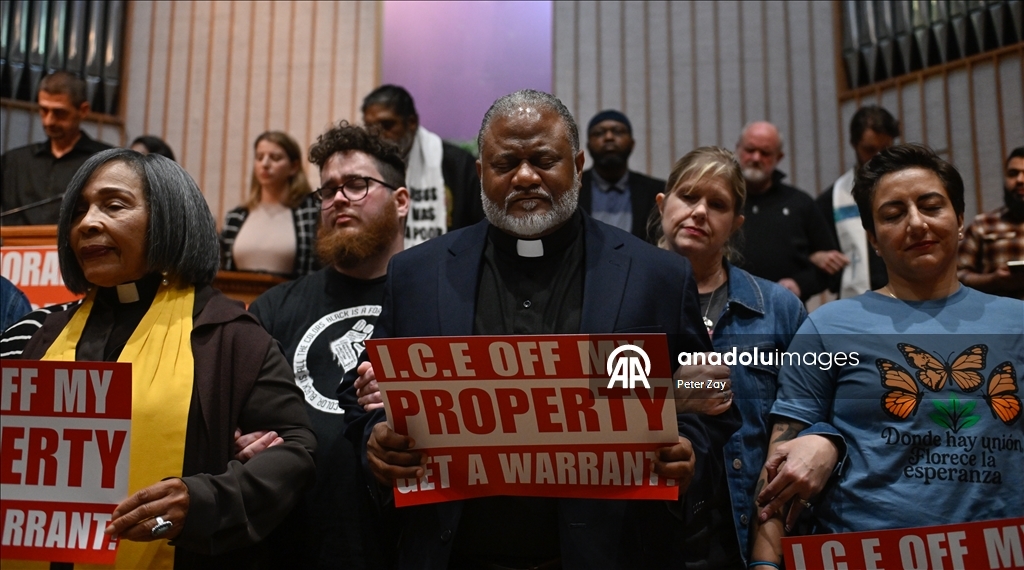 Religious and civic leaders gather in Charlotte to support immigrants after ICE raids