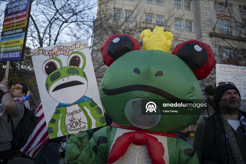 В Вашингтоне прошла акция протеста против Трампа