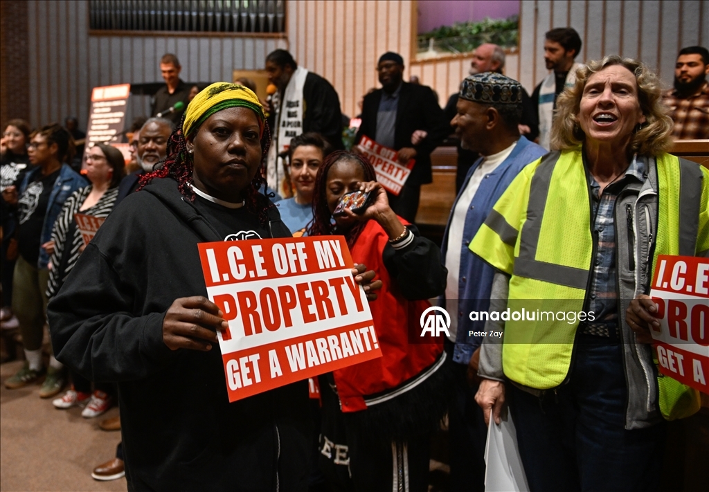 Religious and civic leaders gather in Charlotte to support immigrants after ICE raids