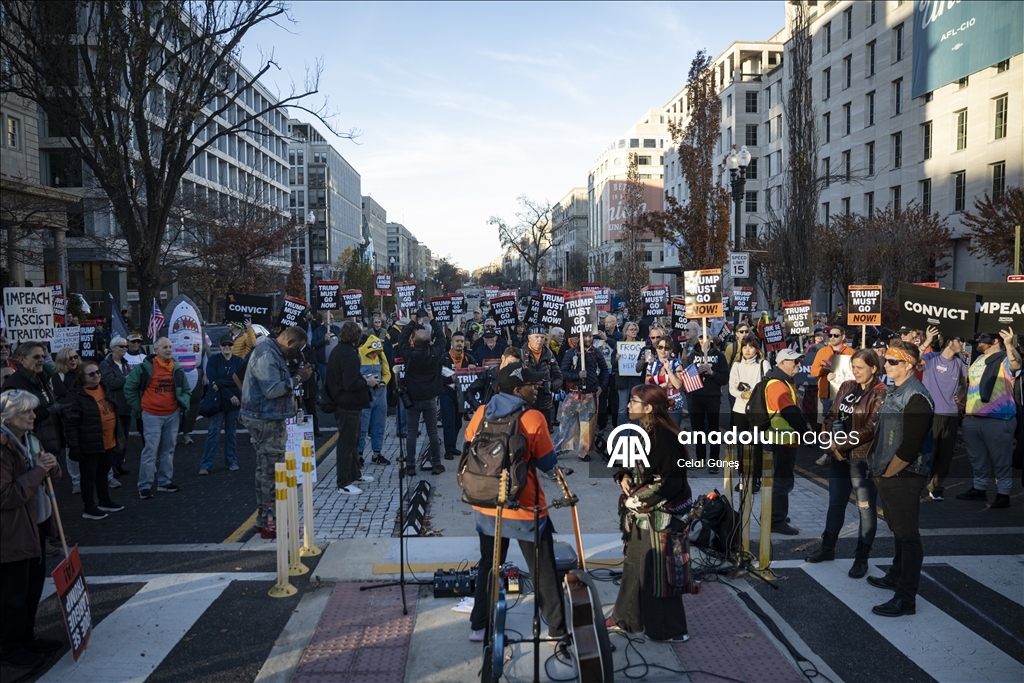 В Вашингтоне прошла акция протеста против Трампа