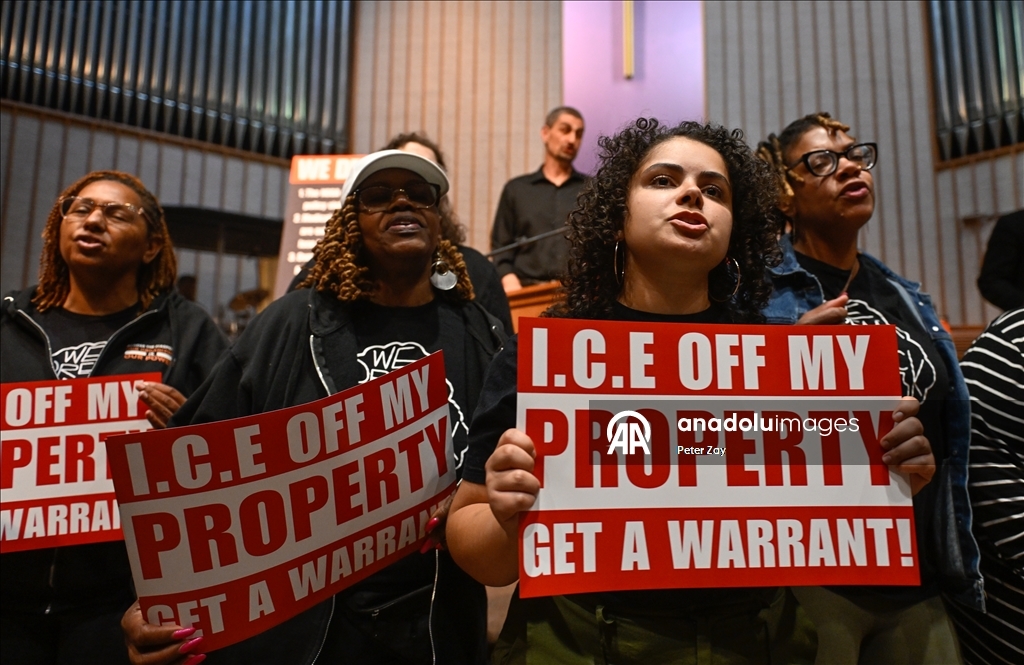 Religious and civic leaders gather in Charlotte to support immigrants after ICE raids