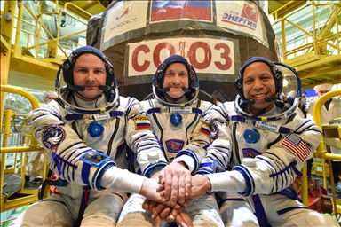 Ракета «Союз» заснята на стартовой площадке космодрома Байконур