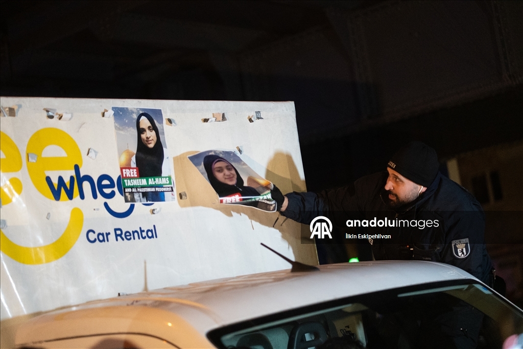 В Берлине прошла акция в поддержку Палестины