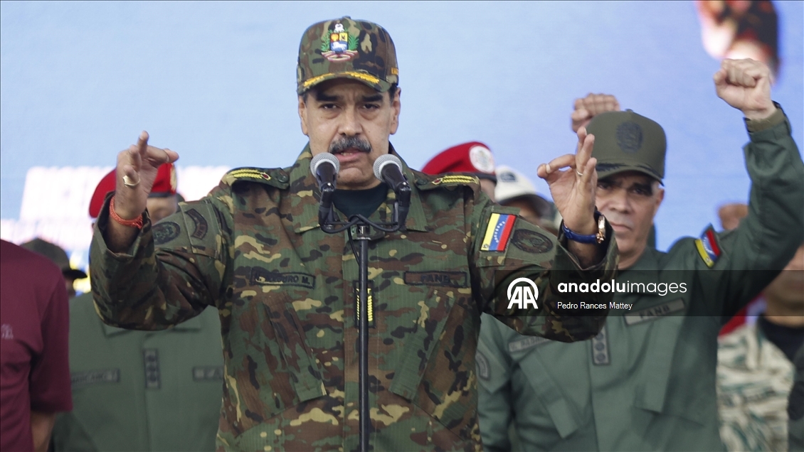 Venezuela's President Nicolas Maduro attends military ceremony held in Caracas