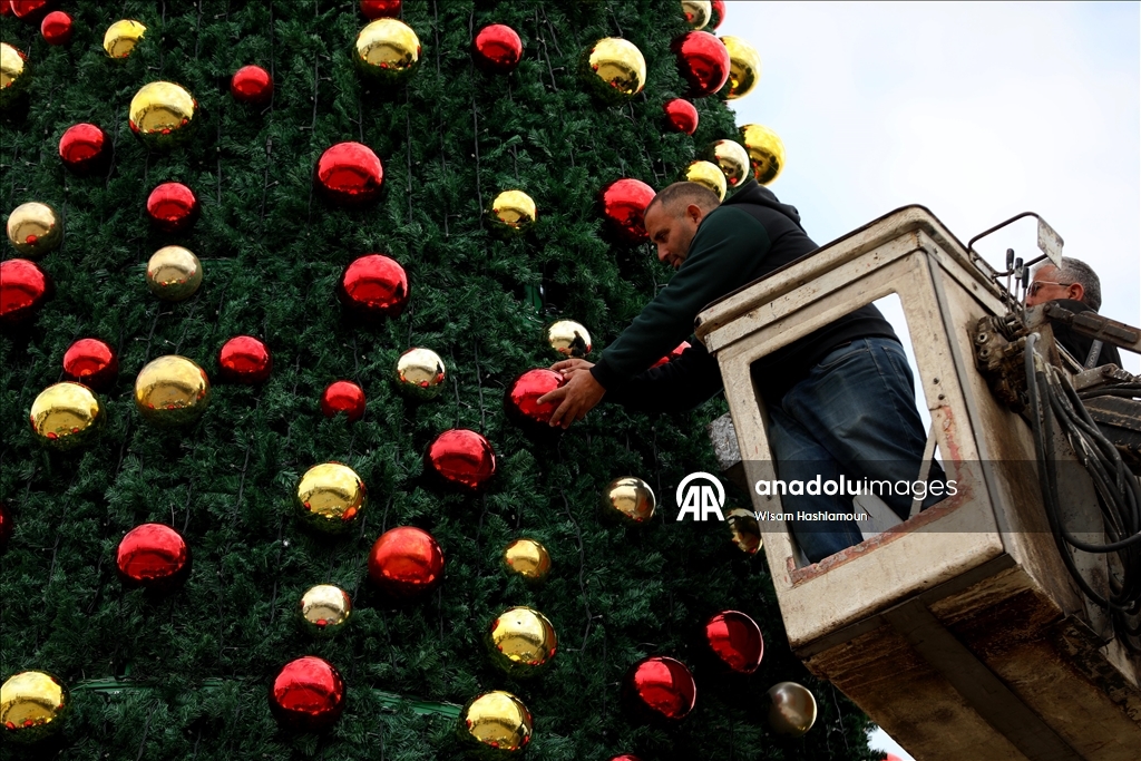بشجرة "الصمود".. بيت لحم تتزين لعيد الميلاد