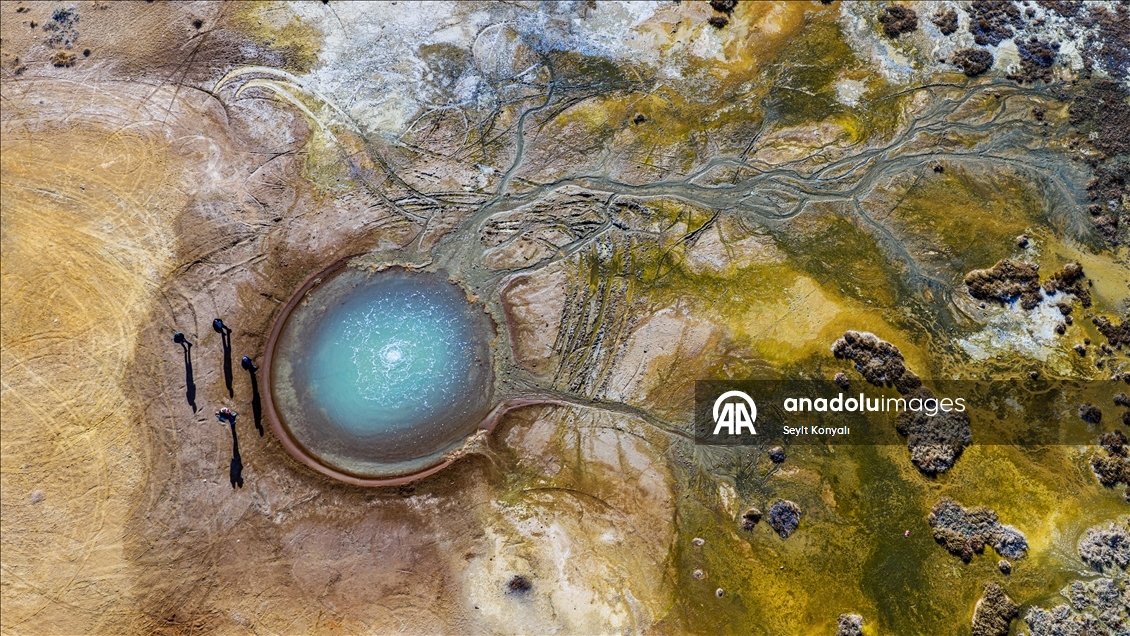 Aksaray’daki soğuk su gayzeri