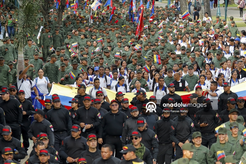 Venezuela's President Nicolas Maduro attends military ceremony held in Caracas