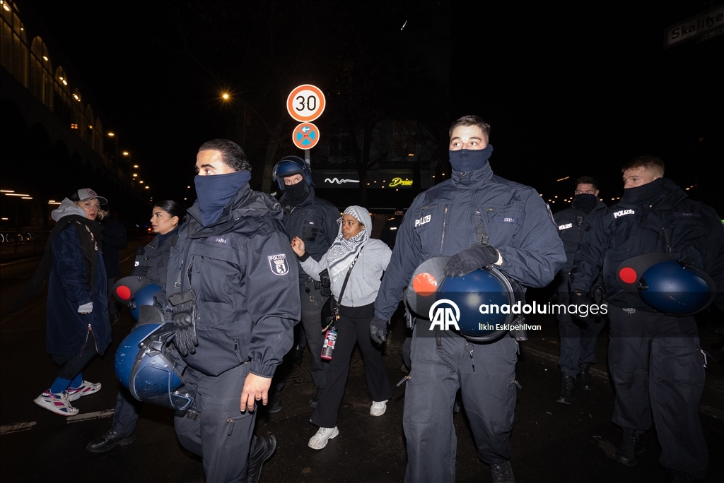 В Берлине прошла акция в поддержку Палестины