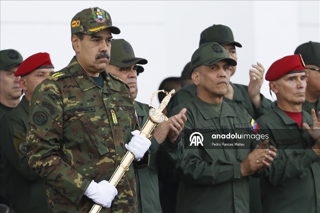 Venezuela's President Nicolas Maduro attends military ceremony held in Caracas