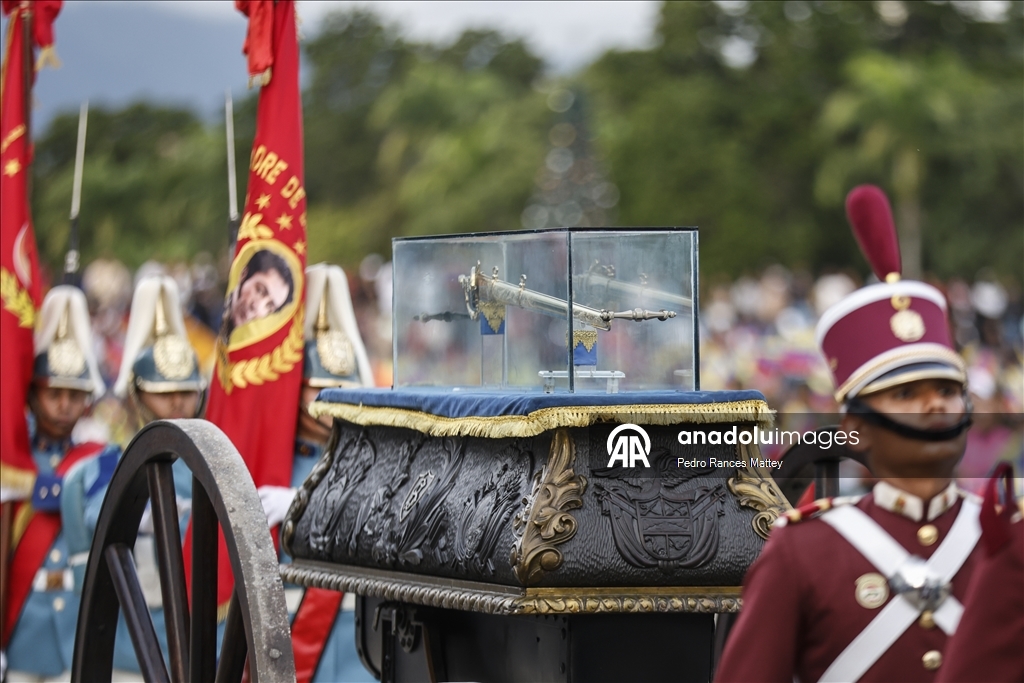 Venezuela's President Nicolas Maduro attends military ceremony held in Caracas