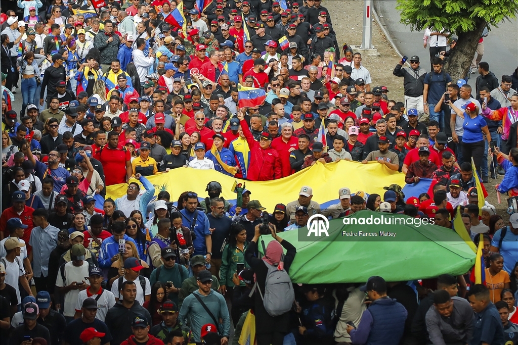 Venezuela's President Nicolas Maduro attends military ceremony held in Caracas