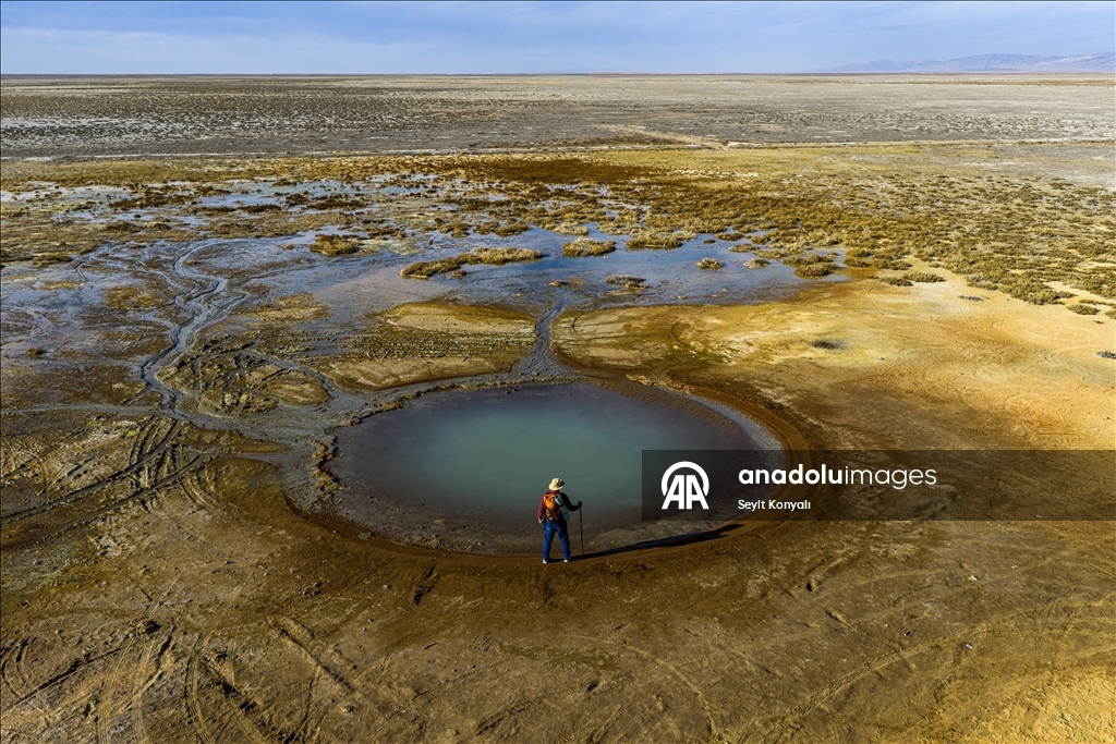 Aksaray’daki soğuk su gayzeri
