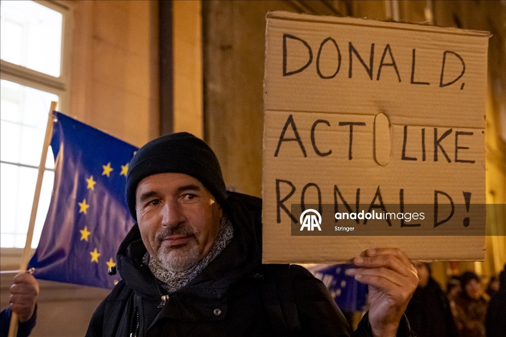 В Праге прошла акция протеста против Трампа