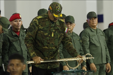 Президент Венесуэлы Николас Мадуро принял участие в военном параде в Каракасе