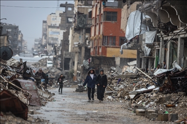 В Газе палатки палестинцев оказались затоплены из-за сильных дождей