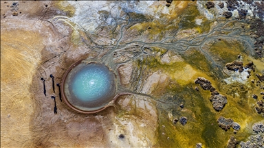 Aksaray’daki soğuk su gayzeri