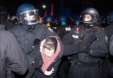 В Берлине прошла акция в поддержку Палестины