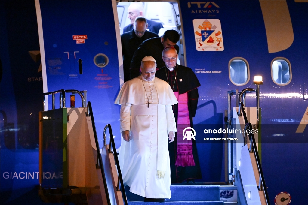 Папа Римский Лев XIV прибыл с визитом Турцию