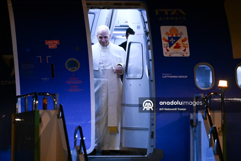 Папа Римский Лев XIV прибыл с визитом Турцию