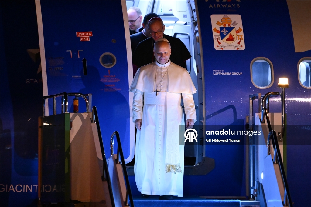 Папа Римский Лев XIV прибыл с визитом Турцию