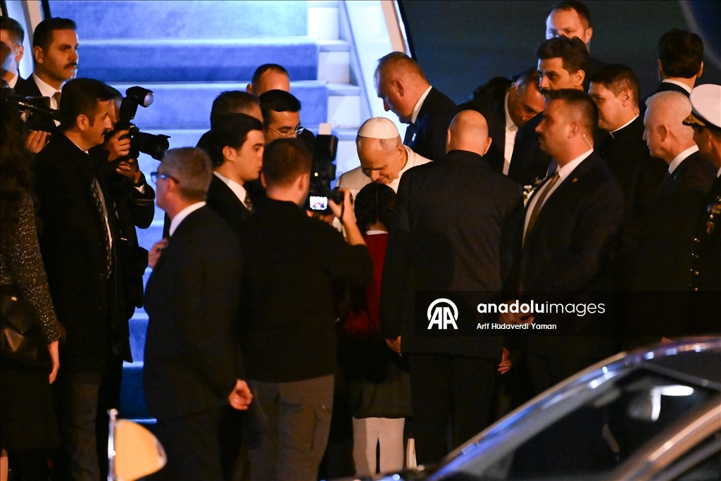 Папа Римский Лев XIV прибыл с визитом Турцию