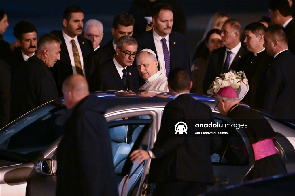 Папа Римский Лев XIV прибыл с визитом Турцию