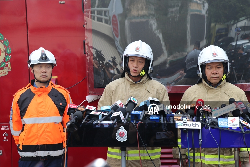 Hong Kong'da sitede çıkan yangında 55 kişi öldü, 279 kişiden haber alınamıyor