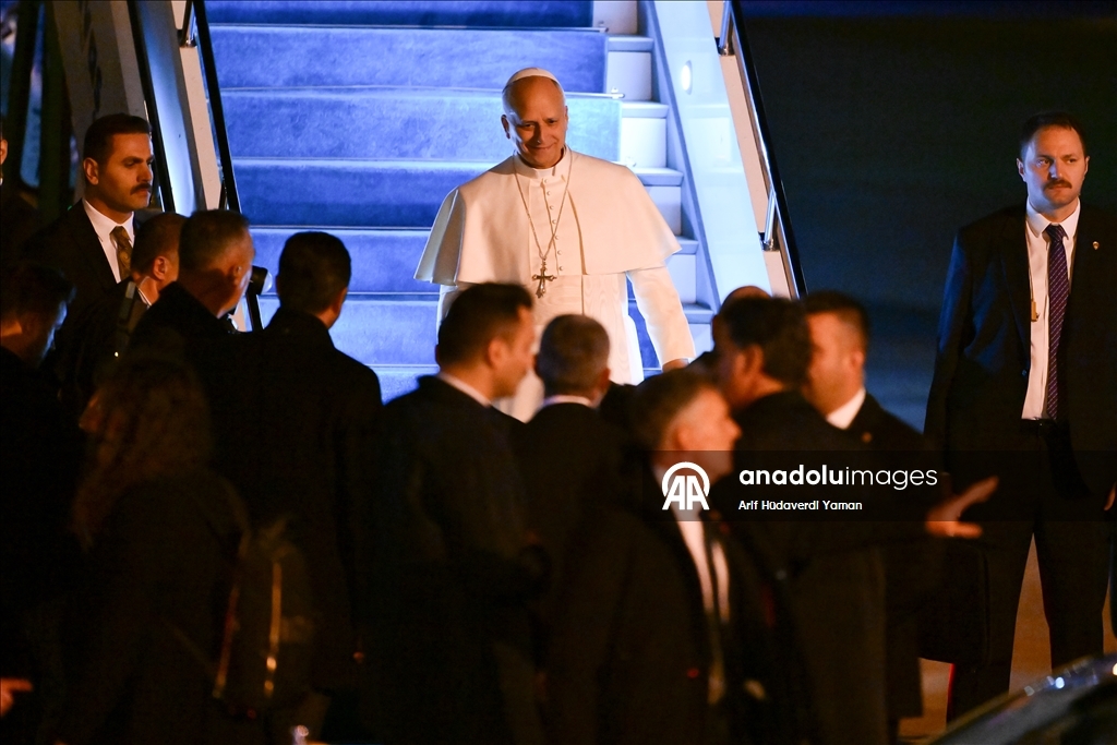 Папа Римский Лев XIV прибыл с визитом Турцию