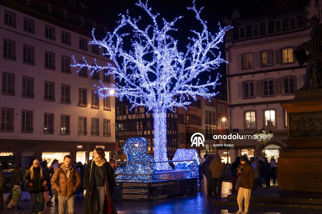 Strazburg Noel pazarı ışıltılı atmosferiyle ziyaretçilerini ağırlıyor