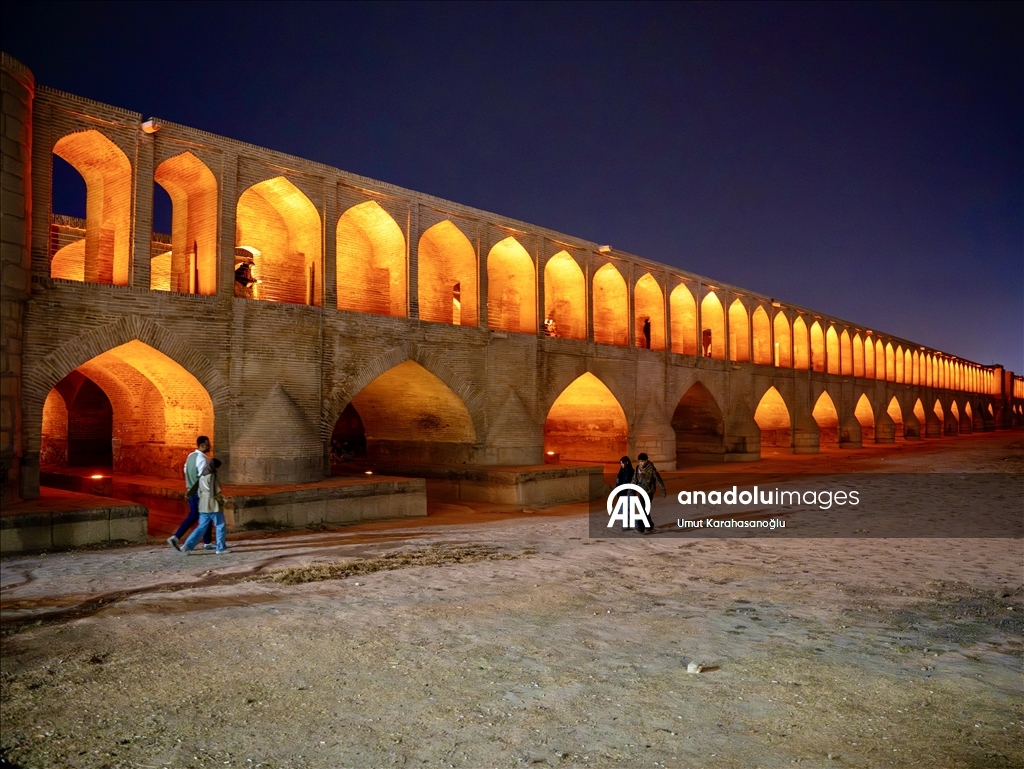 Река Заянде в Иране пересыхает