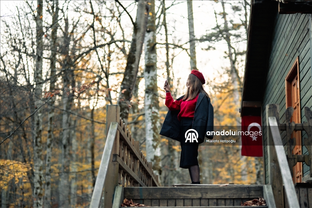 Яркие краски осени в природном парке Гельджюк