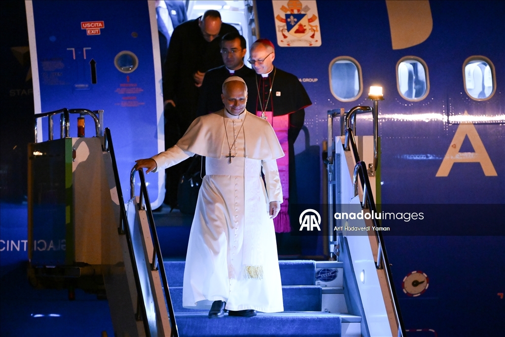 Папа Римский Лев XIV прибыл с визитом Турцию