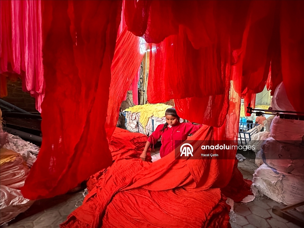 Традиционные ткани для сари в Индии изготавливаются по многовековым технологиям