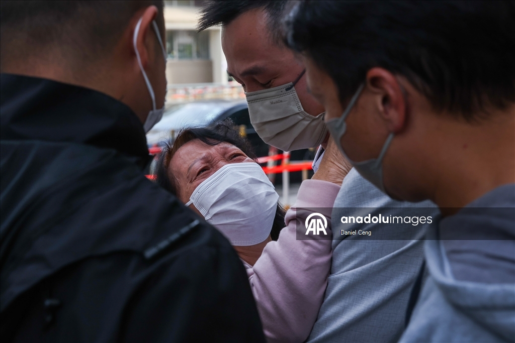 Hong Kong'da bir sitede çıkan yangında can kaybı 55'e yükseldi