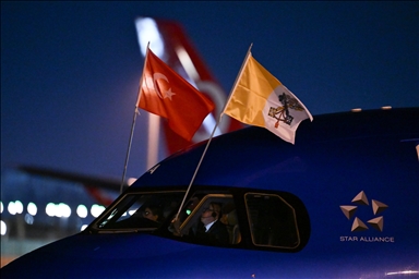 Папа Римский Лев XIV прибыл с визитом Турцию