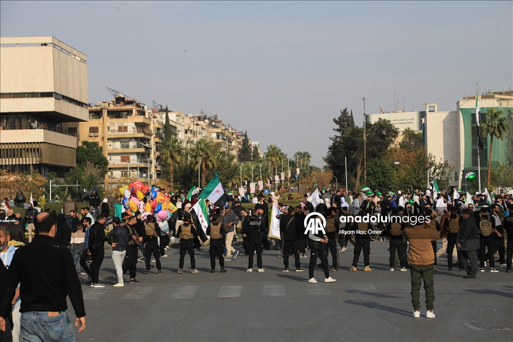 Syrians mark anniversary of the major military operation in Damascus