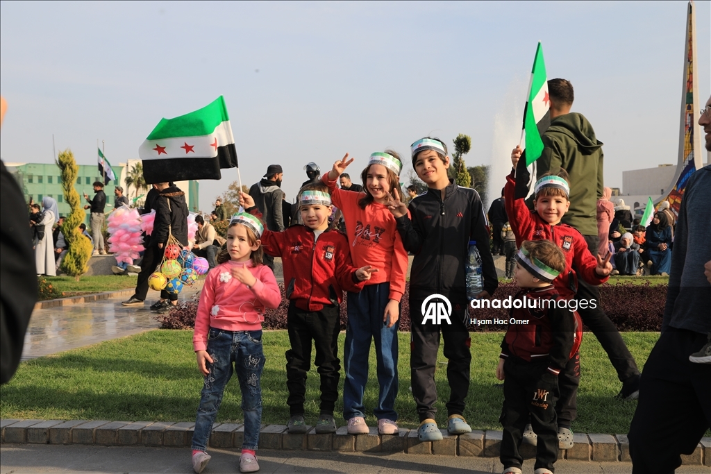 Syrians mark anniversary of the major military operation in Damascus