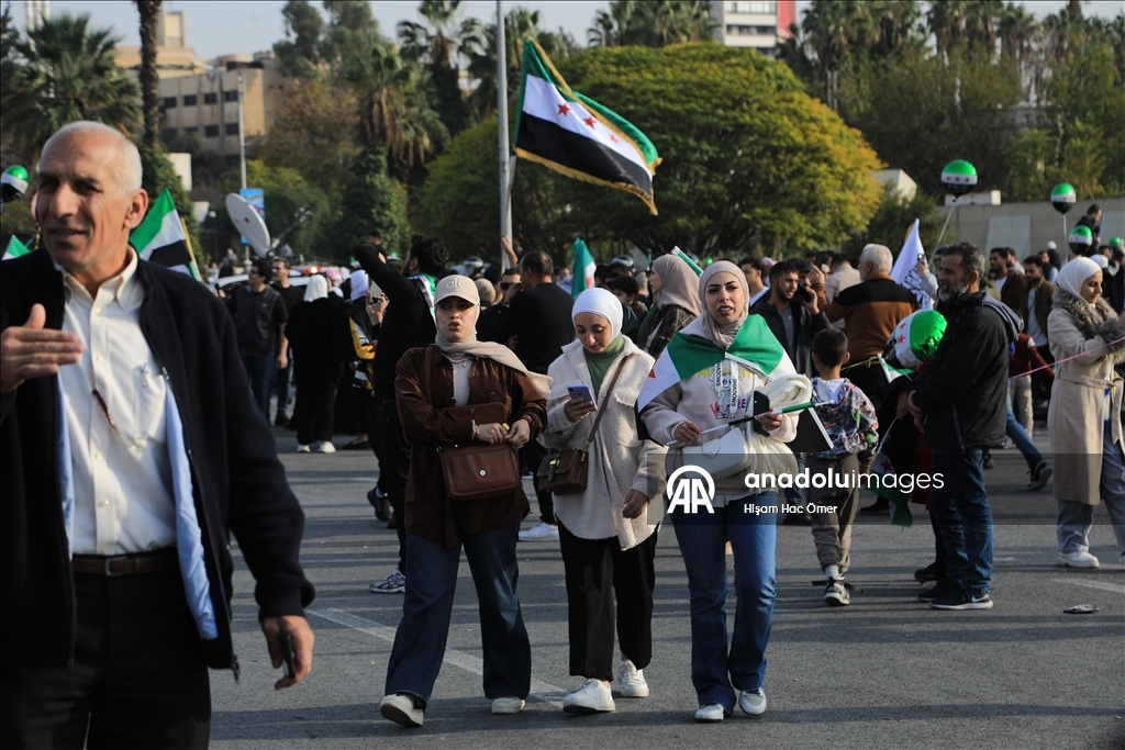 Syrians mark anniversary of the major military operation in Damascus
